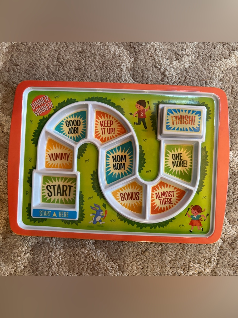 Dinner Winner kids plate
